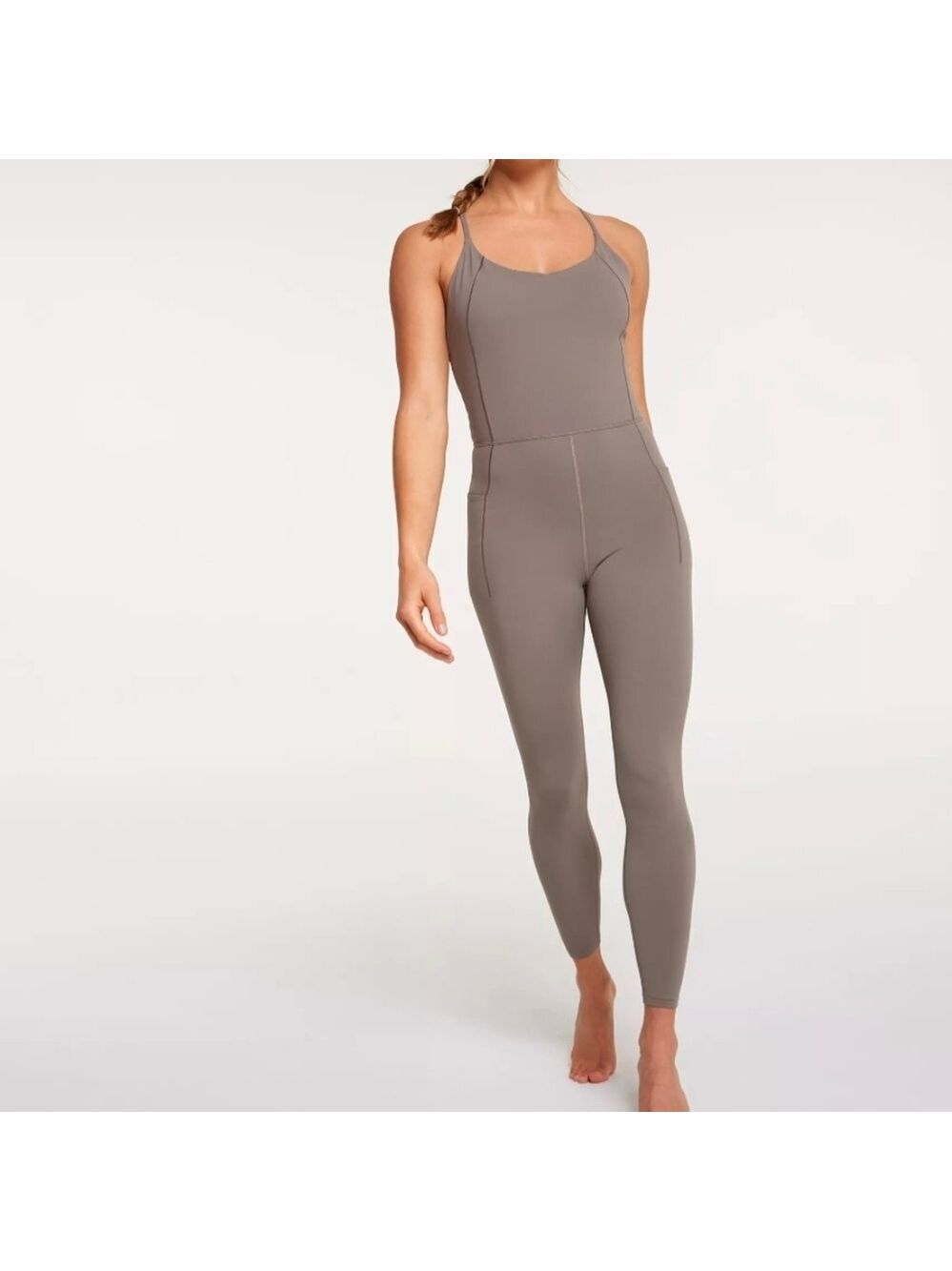 Calia by Carrie underwood dark grey inspire adj strap bodysuit size XL